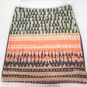 NWT Anthropologie Lavand Abstract Print Skirt